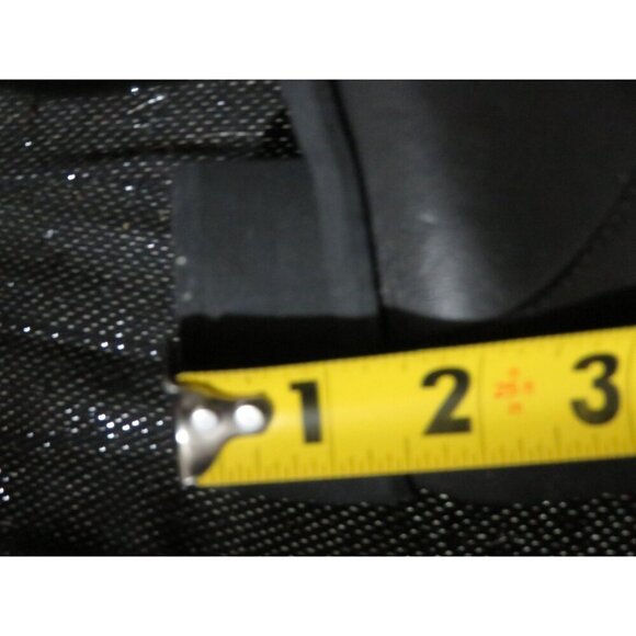 GC Shoes Black Leather Riding Boots Buckle Embellished Full Zip size 7 Brand New - Picture 6 of 7